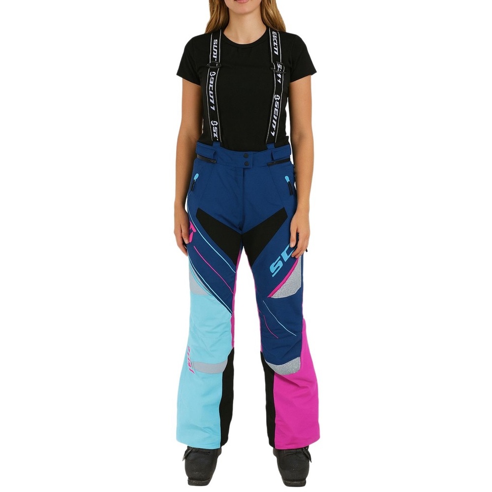 SCOTT Women’s Shell Pro snow Pants Softshell size Small - Blue Pink